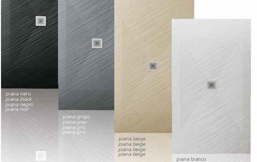 Piatto Doccia 75 X 80.Piatto Doccia 150 X 70 H 3 Grigio Mod Piana Galassia Italia Ceramiche Roma